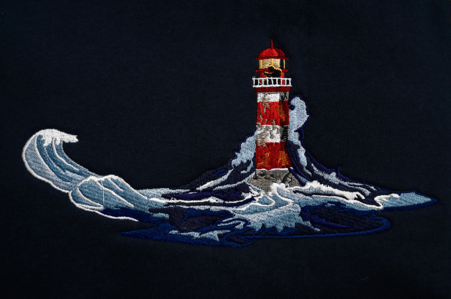 The Lighthouse Embroidered Sweatshirt / Cotton Tee / Hoodie