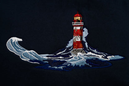 The Lighthouse Embroidered Sweatshirt / Cotton Tee / Hoodie