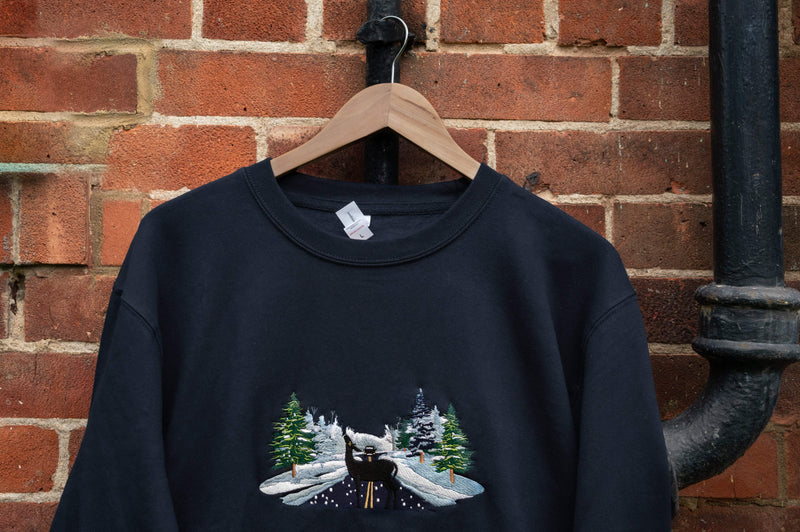 The Abstract Embroidered Sweatshirt / Cotton Tee / Hoodie