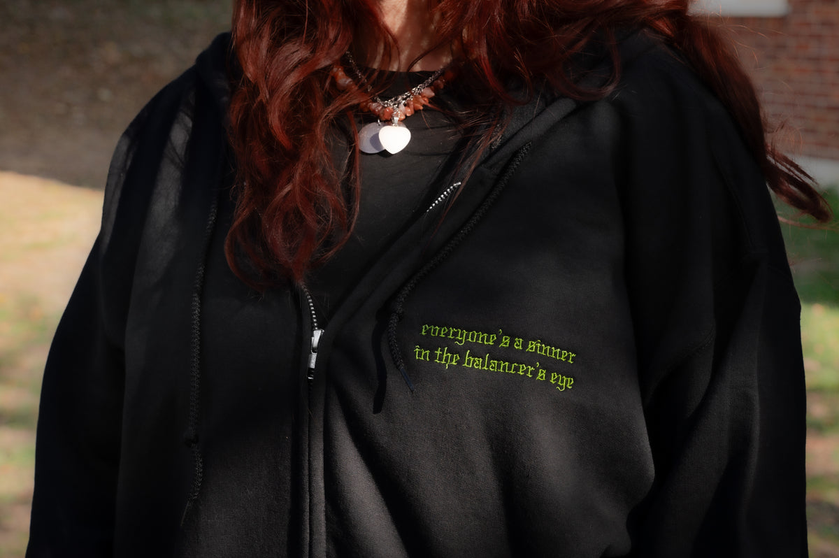 The Balancer's Eye Zip Up Hoodie