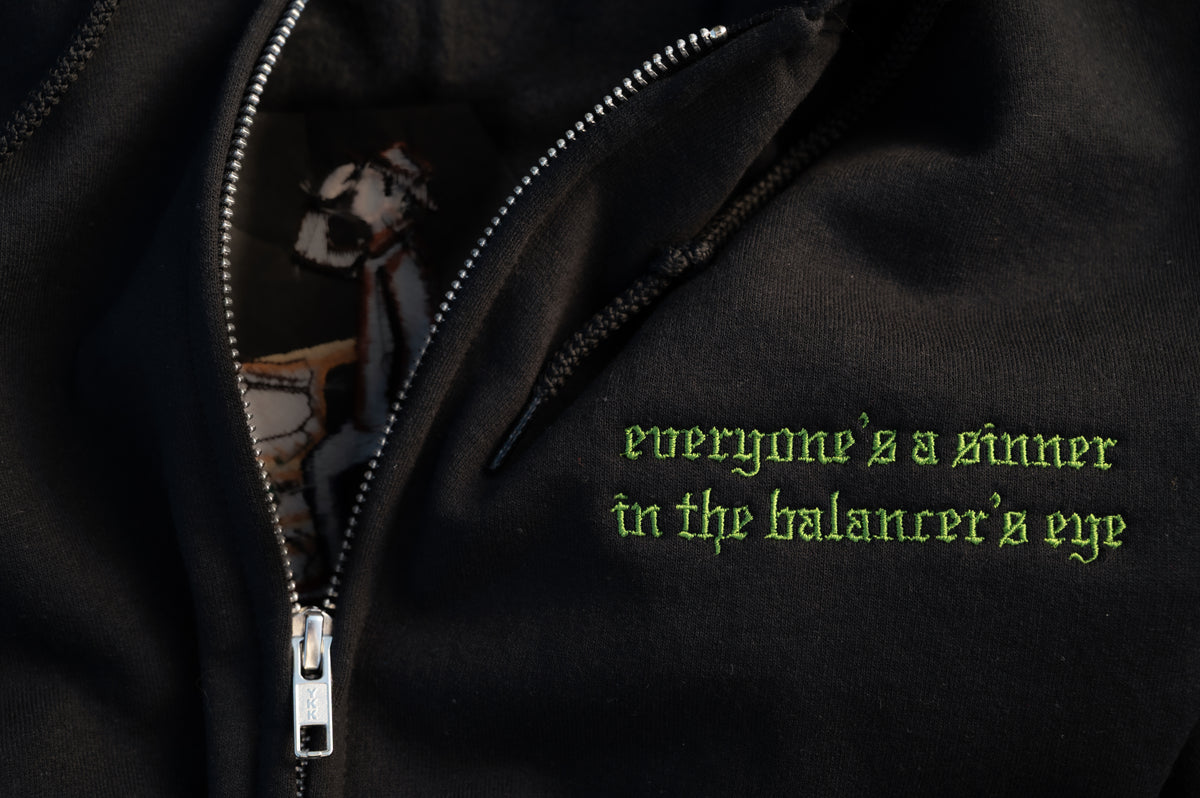 The Balancer's Eye Zip Up Hoodie