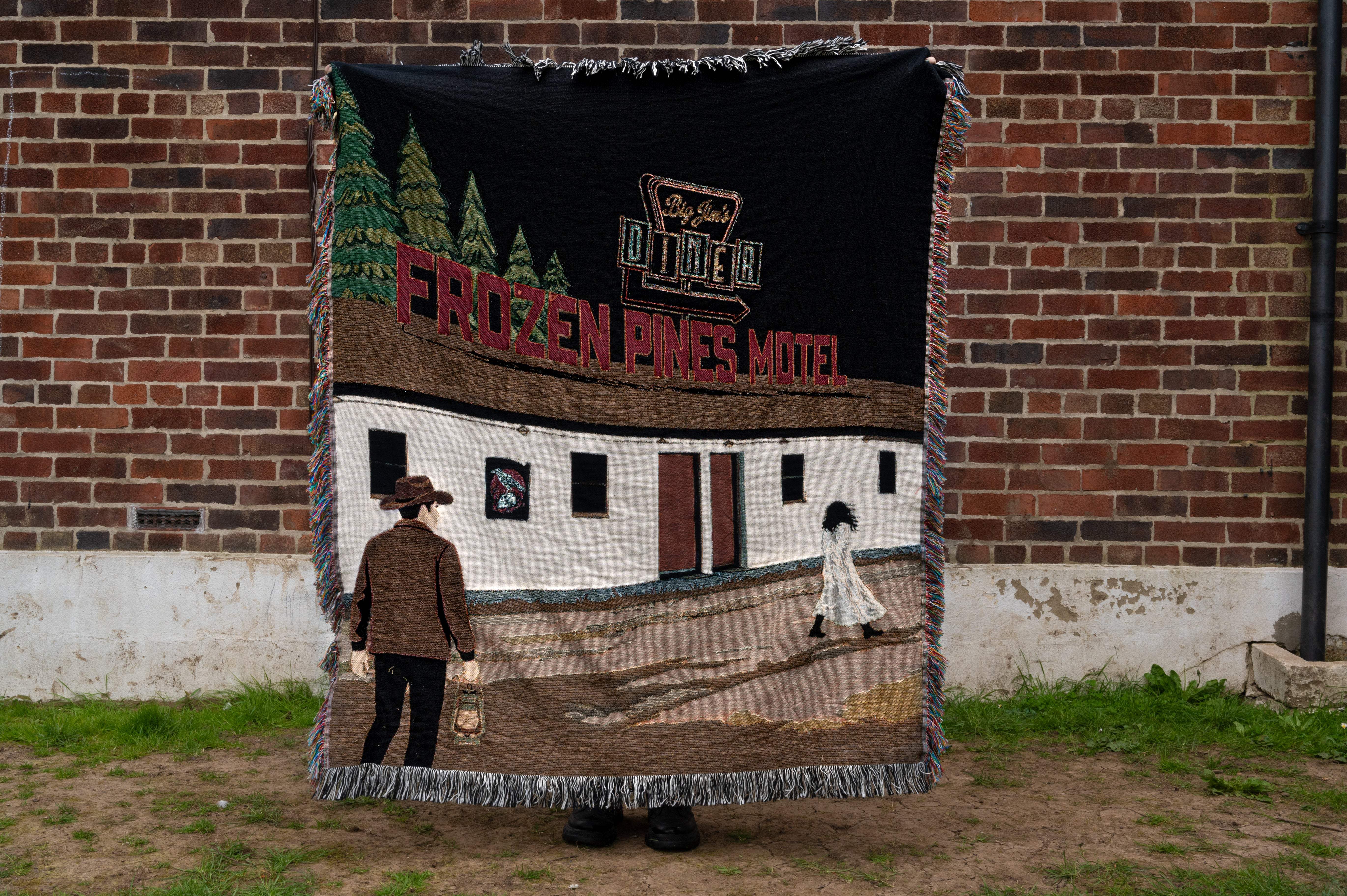 The Strange Trails Jacquard Woven Blanket