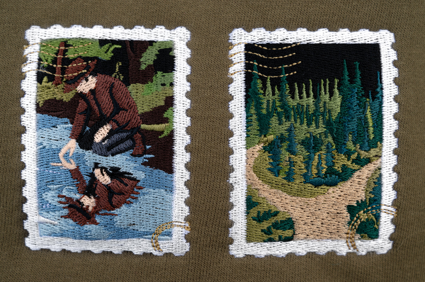 The Meet Me In The Woods Embroidered Sweatshirt / Cotton Tee / Hoodie