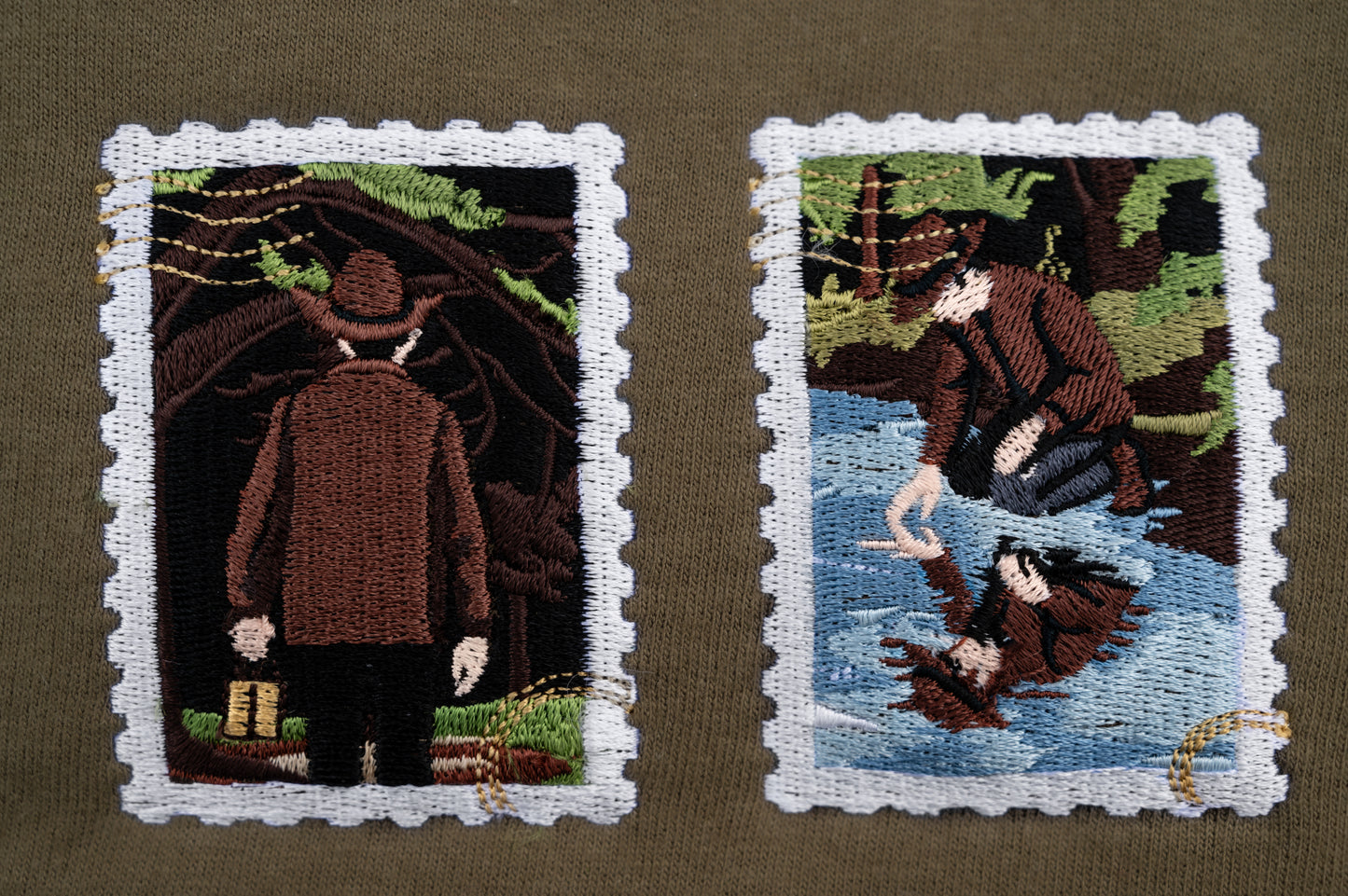 The Meet Me In The Woods Embroidered Sweatshirt / Cotton Tee / Hoodie