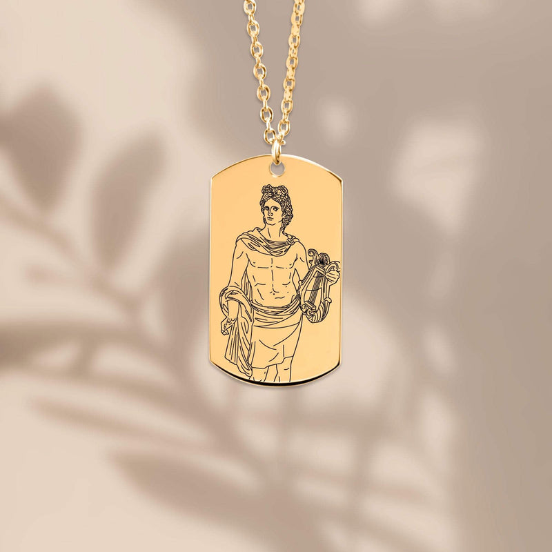 The Apollo Double Sided Engraved Dog Tag