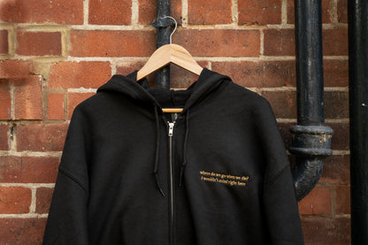 The Dan Embroidered Zip Up Hoodie