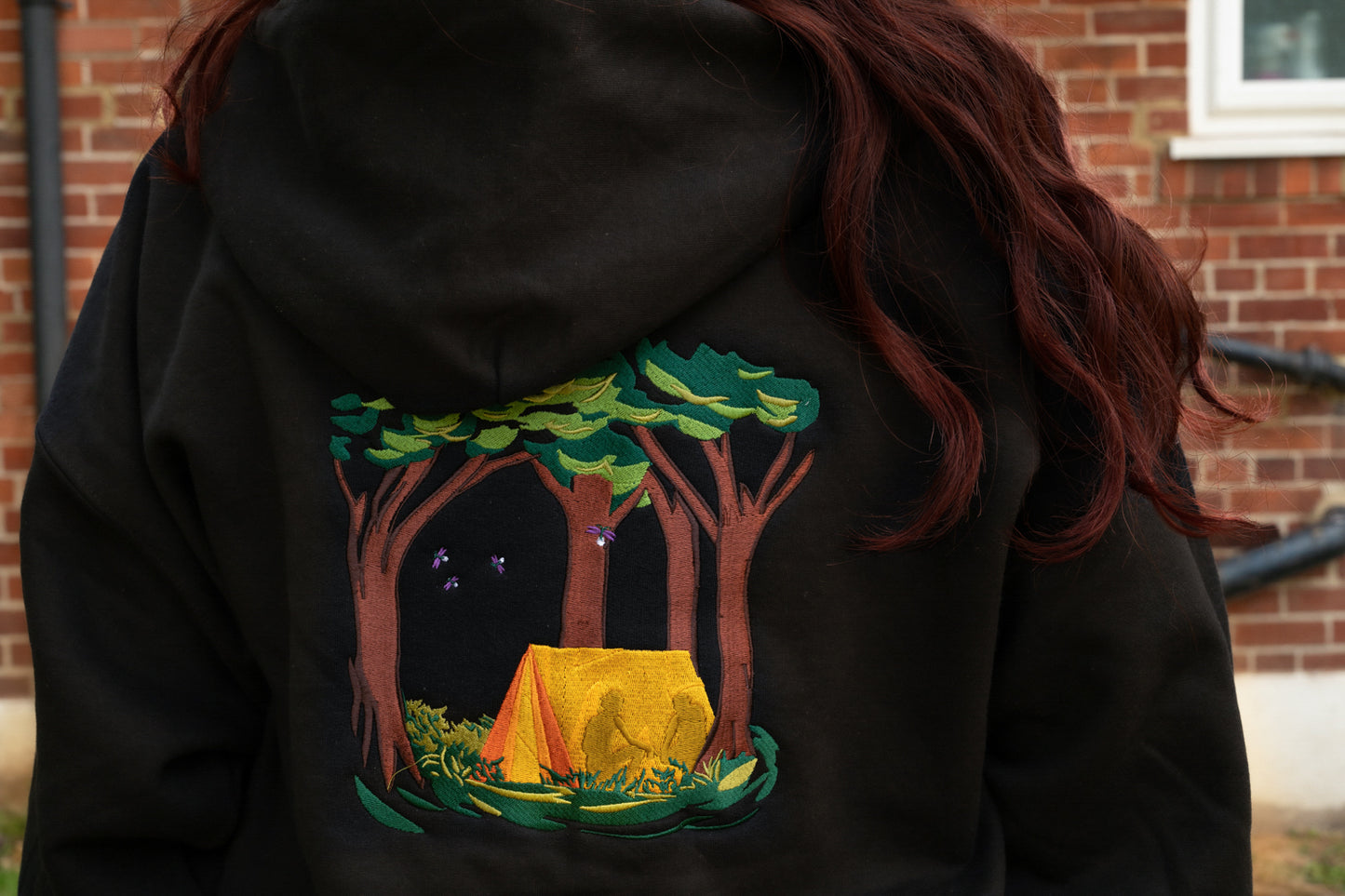 The Dan Embroidered Zip Up Hoodie