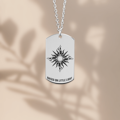 The Northern Attitude Double Sided Dog Tag Necklace