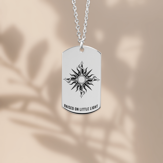 The Northern Attitude Double Sided Dog Tag Necklace