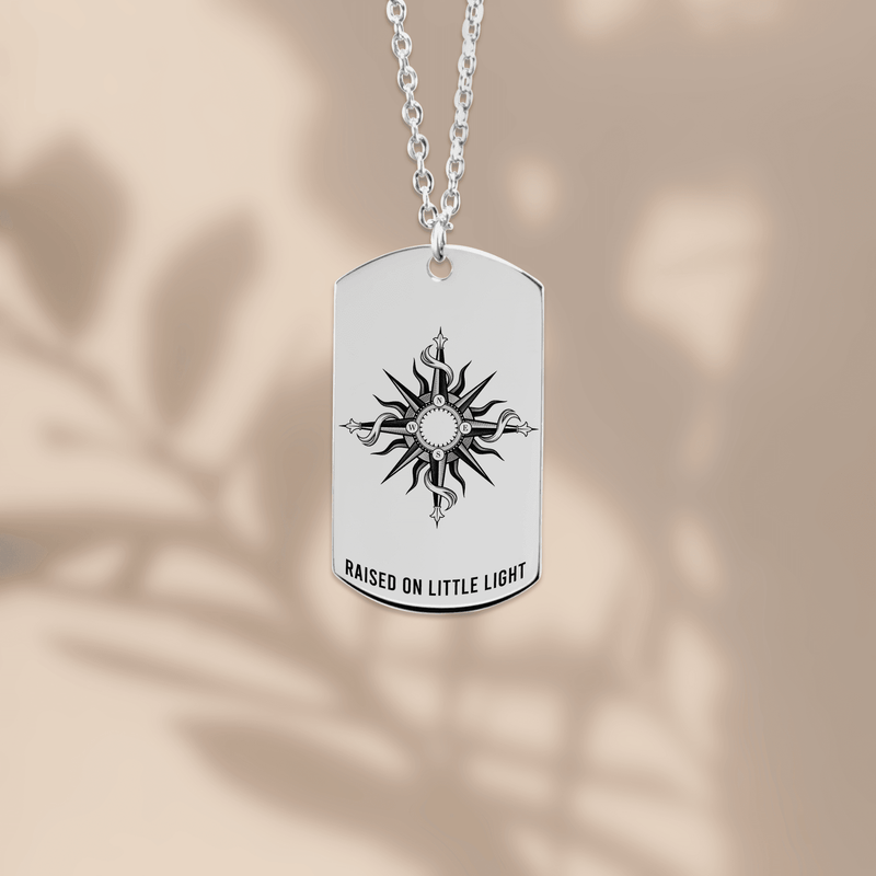 The Northern Attitude Double Sided Dog Tag Necklace