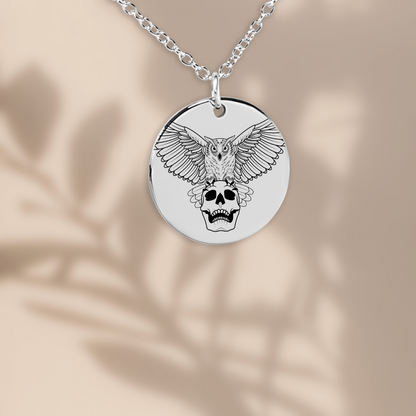The Hades Double Sided Engraved Coin Necklace