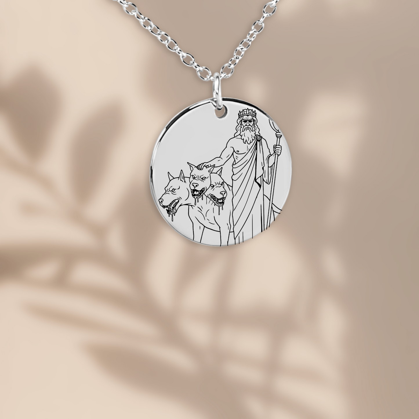 The Hades Double Sided Engraved Coin Necklace