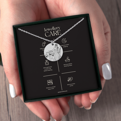 The Hades Double Sided Engraved Coin Necklace