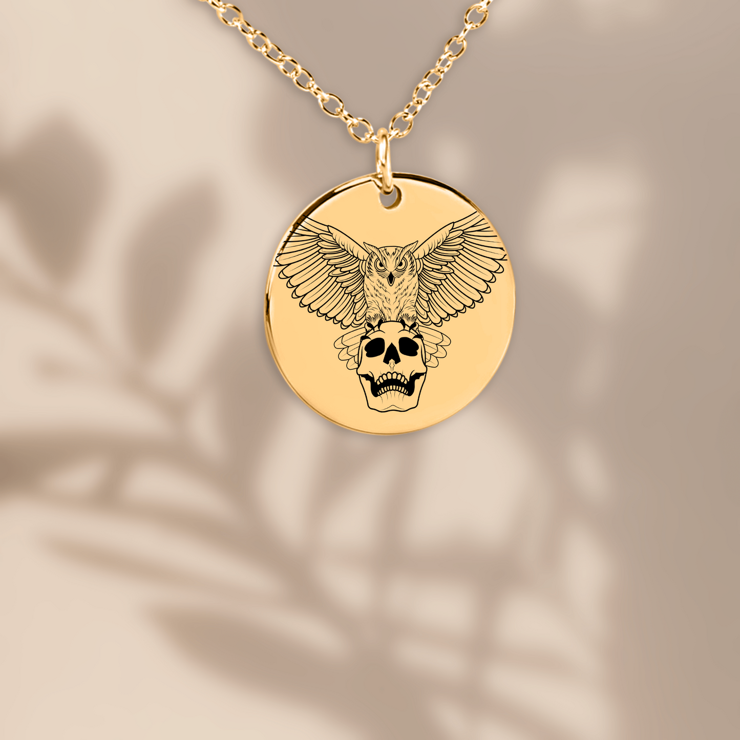 The Hades Double Sided Engraved Coin Necklace