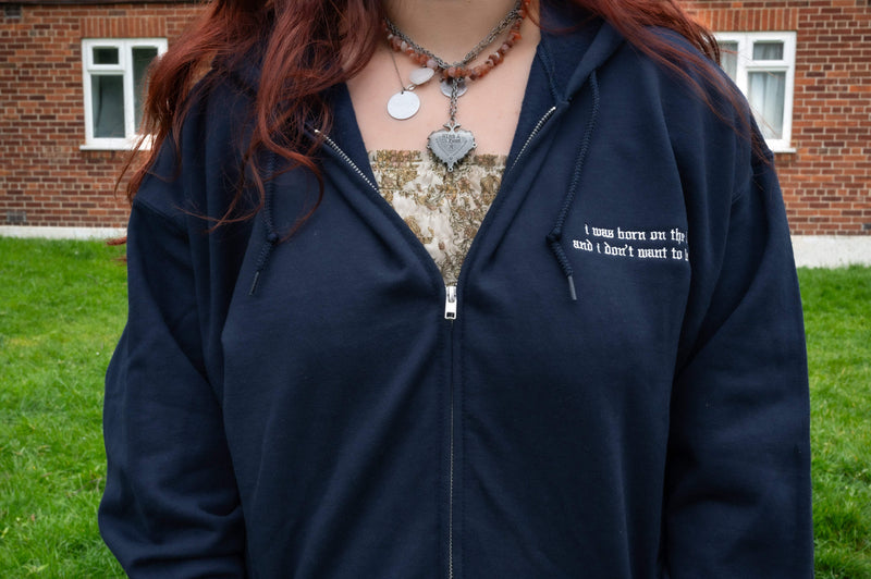 The Ghost on The Shore Zip Up Hoodie