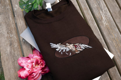 The Icarus Embroidered Sweatshirt / Cotton Tee / Hoodie