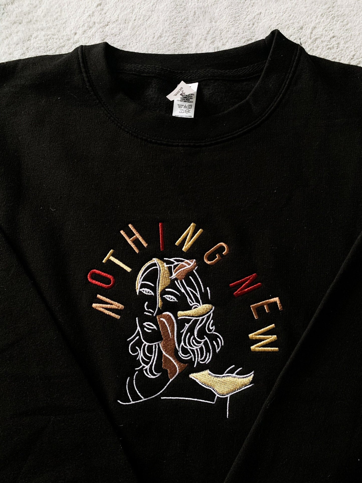 The Nothing New Embroidered Sweatshirt / Cotton Tee / Hoodie