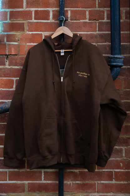 The Meet Me In The Woods Embroidered Zip Up Hoodie