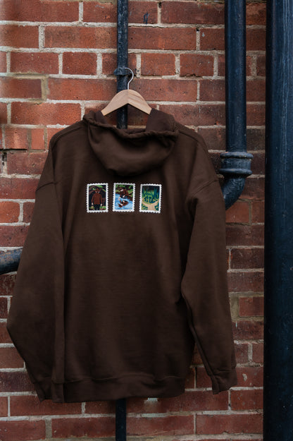 The Meet Me In The Woods Embroidered Zip Up Hoodie