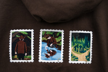 The Meet Me In The Woods Embroidered Zip Up Hoodie