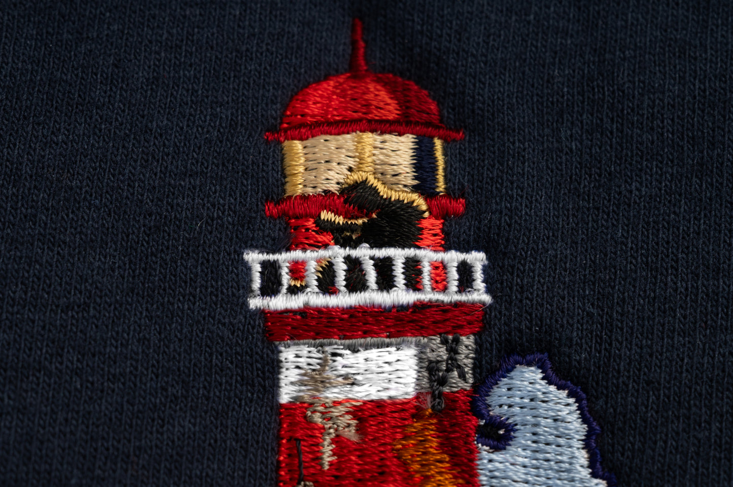 The Lighthouse Embroidered Sweatshirt / Cotton Tee / Hoodie