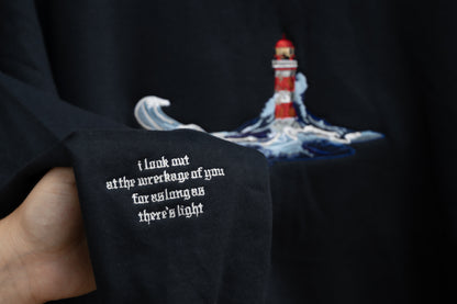 The Lighthouse Embroidered Sweatshirt / Cotton Tee / Hoodie