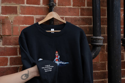 The Lighthouse Embroidered Sweatshirt / Cotton Tee / Hoodie