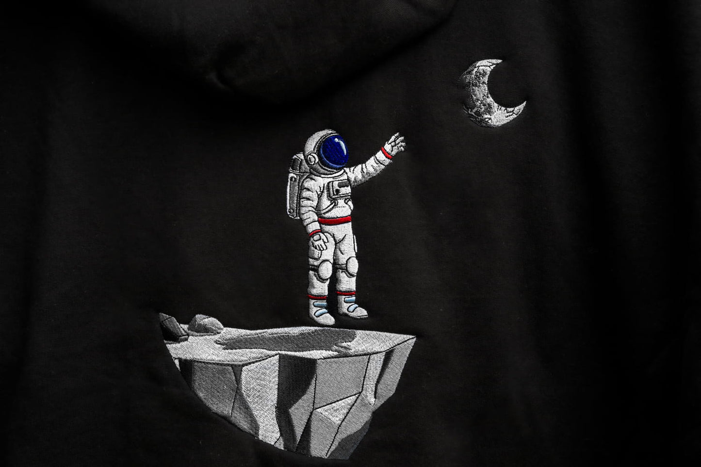 The Orbiter Embroidered Zip Up Hoodie