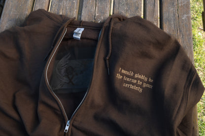 The Sunlight Embroidered Zip Up Hoodie
