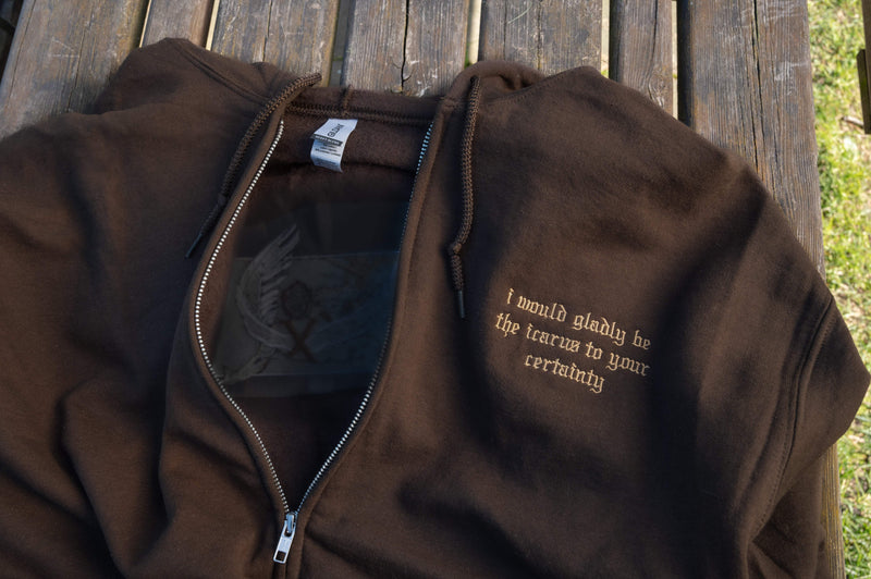The Sunlight Embroidered Zip Up Hoodie