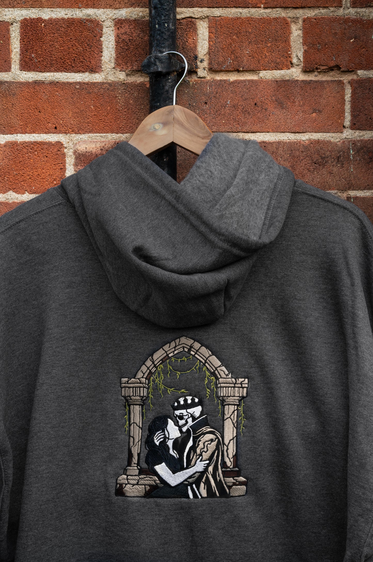 The Work Song Embroidered Zip Up Hoodie