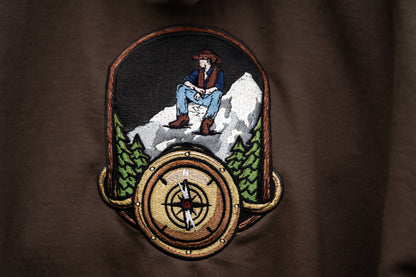 The Northern Attitude Embroidered Zip Up Hoodie