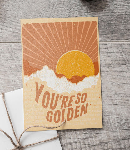 Golden Lyrics Printable