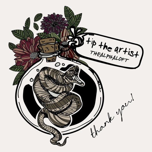 Tip The Artist // Digital Tip Jar [NOT AN ITEM!]