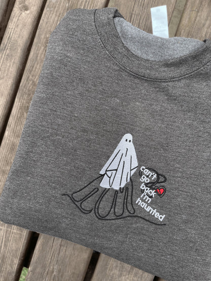 Haunted Embroidered Sweatshirt